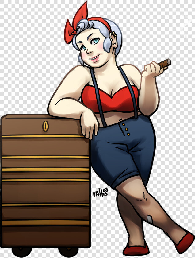 Four Fabulous Feet Of Cigar smoking Scrapper  Mechanic    Cartoon  HD Png DownloadTransparent PNG