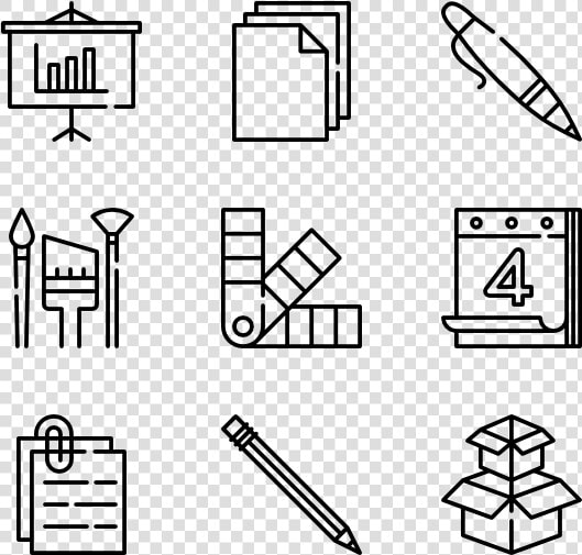 Stationery   Icon Set Png  Transparent PngTransparent PNG