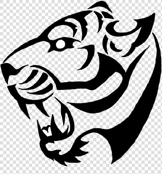 Tribal Tattoos High Quality Png   Simple Tiger Tattoo Design  Transparent PngTransparent PNG