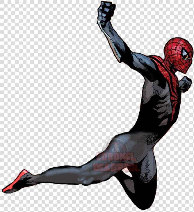 Superior Spiderman En Spider Verse Png Cnel Dpool By   Spider man  Transparent PngTransparent PNG