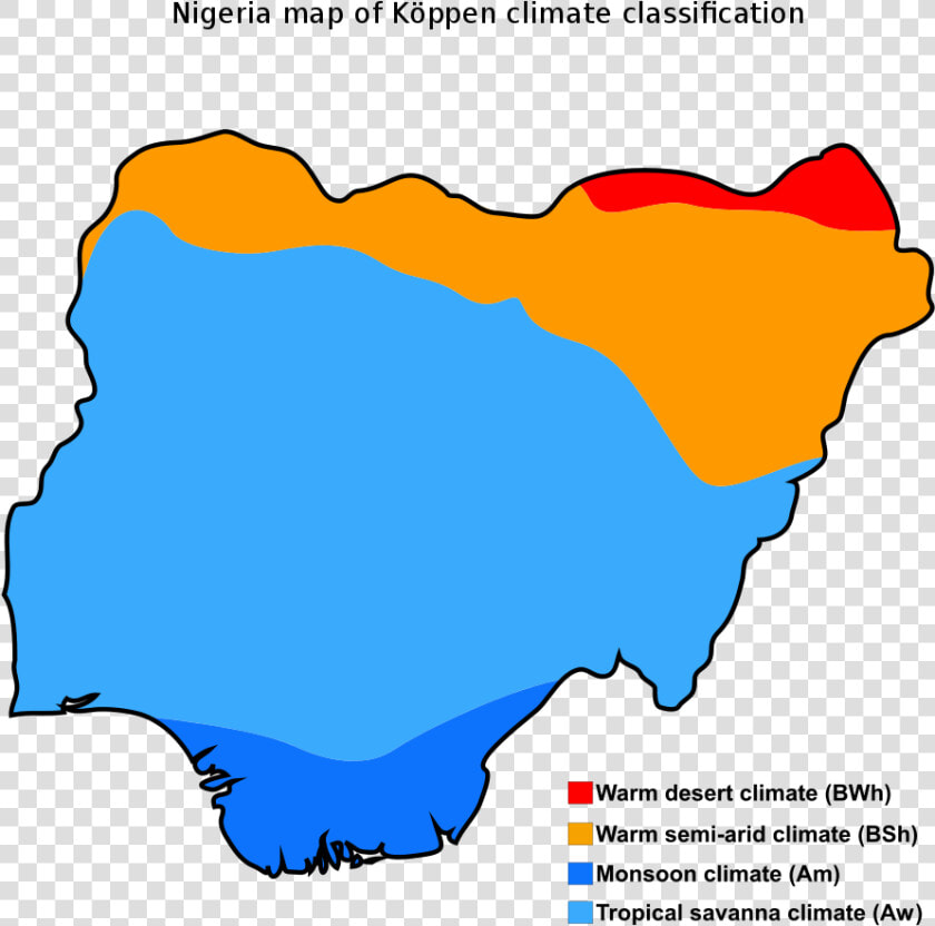 Transparent Climate Clipart   Koppen Climate Classification Nigeria  HD Png DownloadTransparent PNG