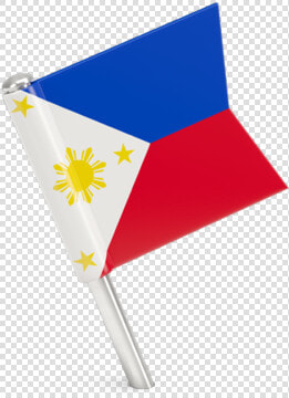 Square Flag Pin   Icon Philippine Flag Png  Transparent PngTransparent PNG