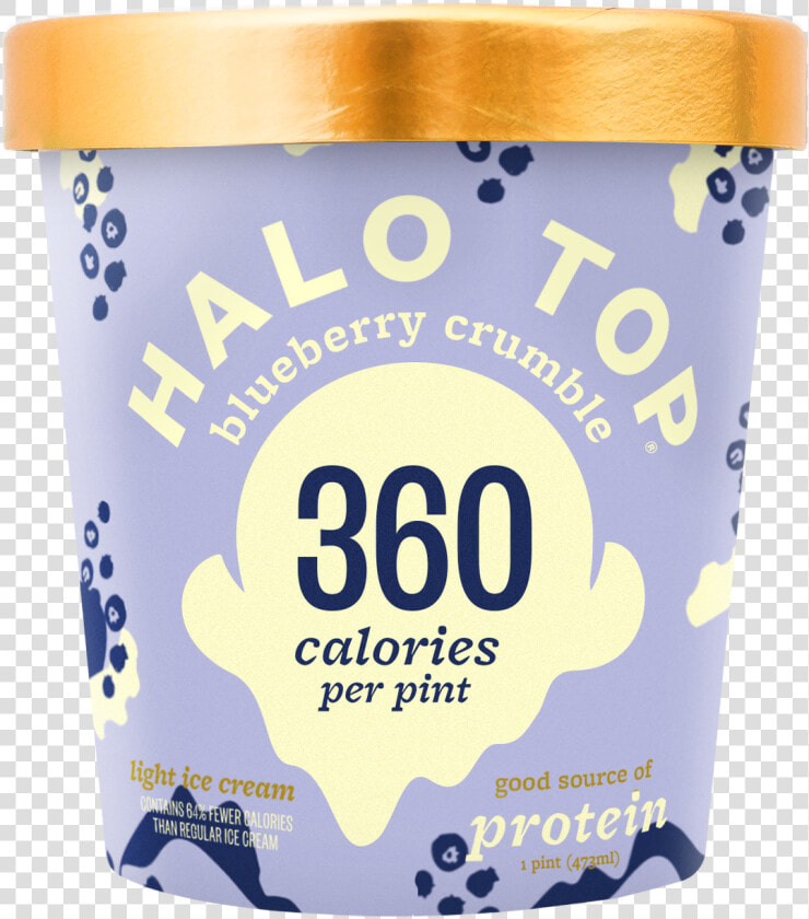 Halo Top Blueberry Crumble  HD Png DownloadTransparent PNG