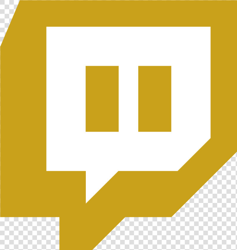   Gold Twitch Logo Png   Png Download   Twitch Icon Transparent Background  Png DownloadTransparent PNG