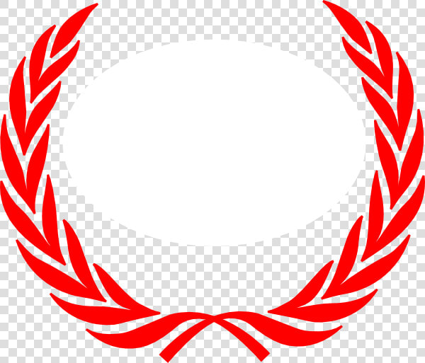 Red Laurel Wreaths Clip   Red Laurel Wreath Png  Transparent PngTransparent PNG