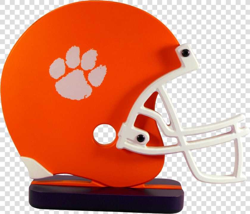 Transparent Football Helmet Front Clipart   Clemson Tiger Paw  HD Png DownloadTransparent PNG