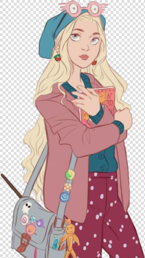  luna  lovegood  lunalovegood  ravenclaw  hogwarts   Luna Lovegood Fan Art  HD Png DownloadTransparent PNG