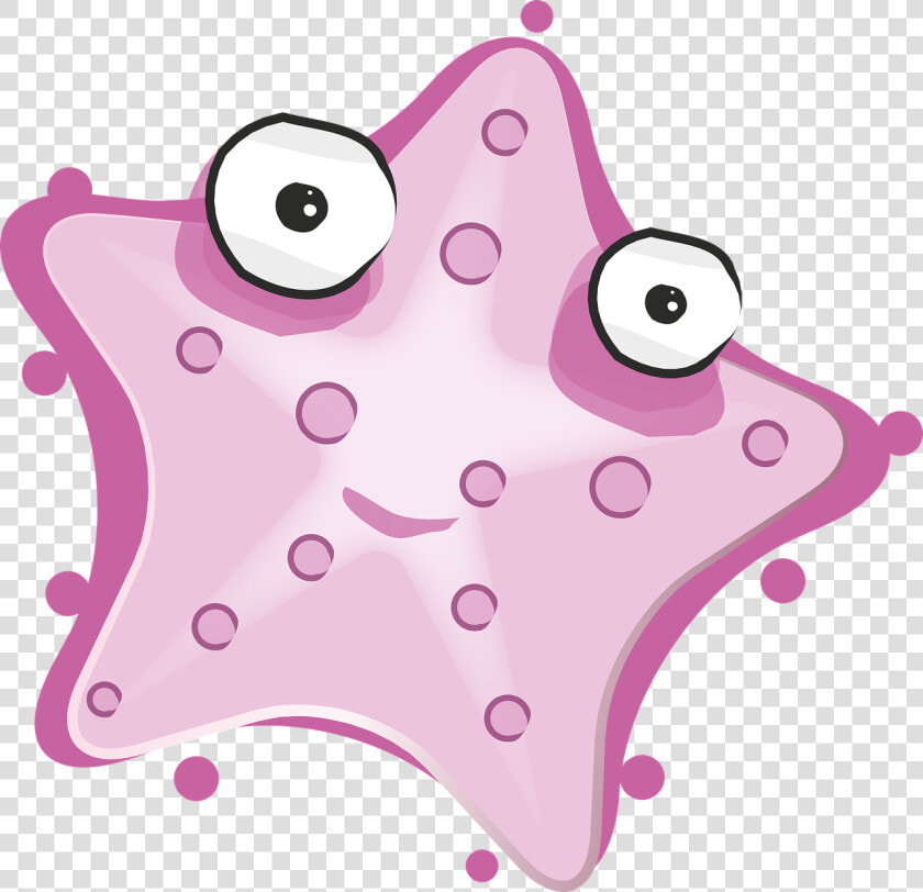 Starfish  Sea  Fun  Little Starfish  Character  Rose   Warna Animasi Bintang Laut  HD Png DownloadTransparent PNG