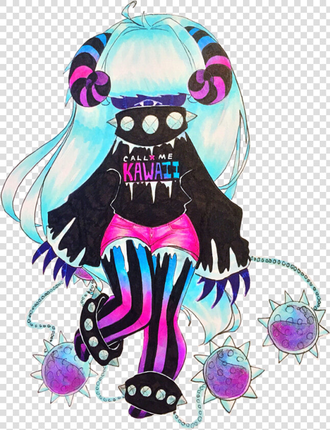 Transparent Pastel Goth Png   Goth Demon Pastel Demon Girl  Png DownloadTransparent PNG