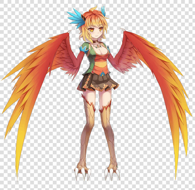 Daily Life With A Monster Girl Wiki   Anime Monster Girl Bird  HD Png DownloadTransparent PNG