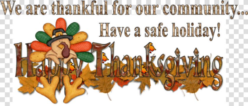 2015 Thanksgiving Slider   Happy And Safe Thanksgiving  HD Png DownloadTransparent PNG