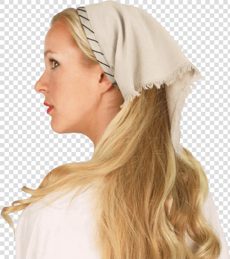 Asta Triangle Head Scarf   Hair Down With Head Scarf  HD Png DownloadTransparent PNG