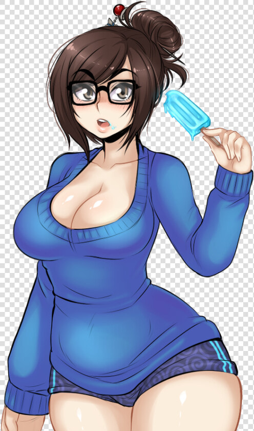 Overwatch Hair Clothing Human Hair Color Cartoon Joint   Overwatch Sexy Mei Transparent  HD Png DownloadTransparent PNG