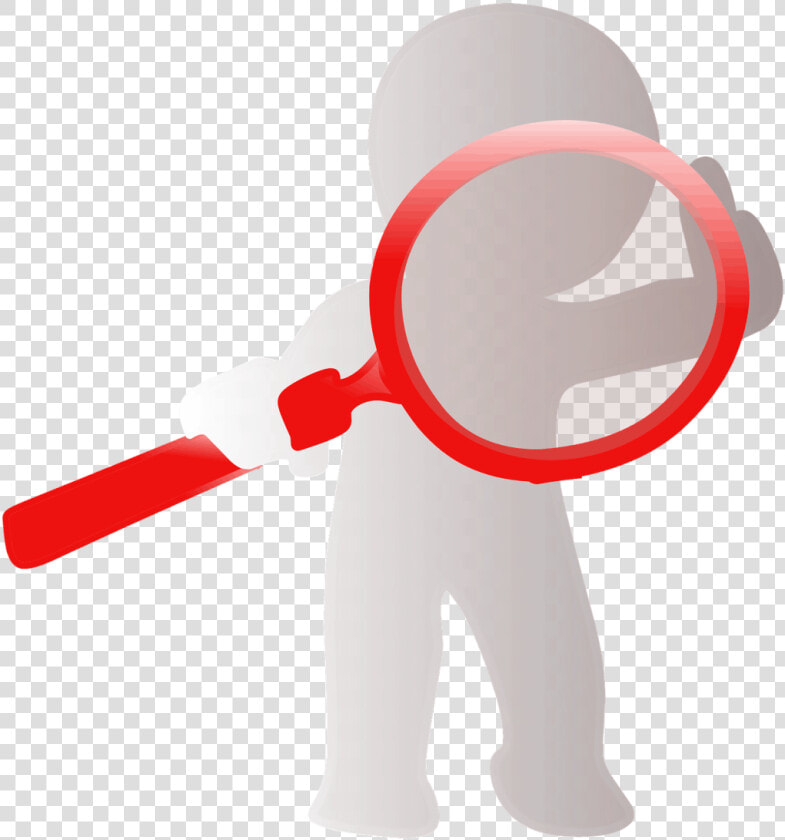 Human  Look  Magnifier  Man   Cartoon Magnifying Glass Spy  HD Png DownloadTransparent PNG