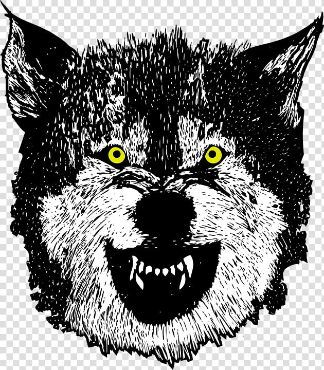 Wolf  Predator  Mascot  Wild  Fierce  Growl  Wildlife   人 狼  HD Png DownloadTransparent PNG