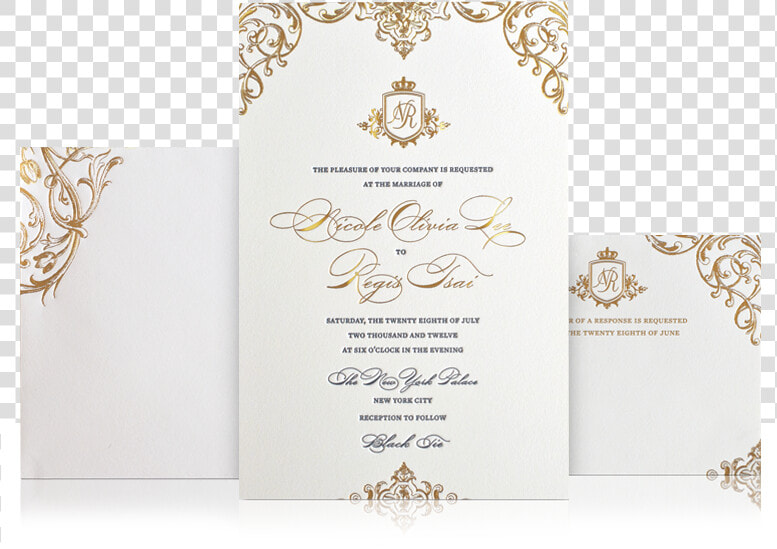 Luxury Wedding Invitations With Fetching Invitation   Luxury Wedding Invitation Template  HD Png DownloadTransparent PNG