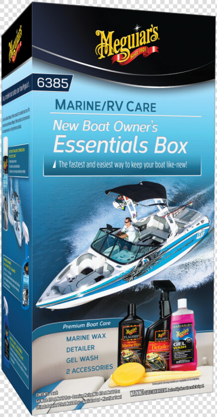 Meguiar S Marine  amp  Rv New Boat Owners Essentials Detailing  HD Png DownloadTransparent PNG