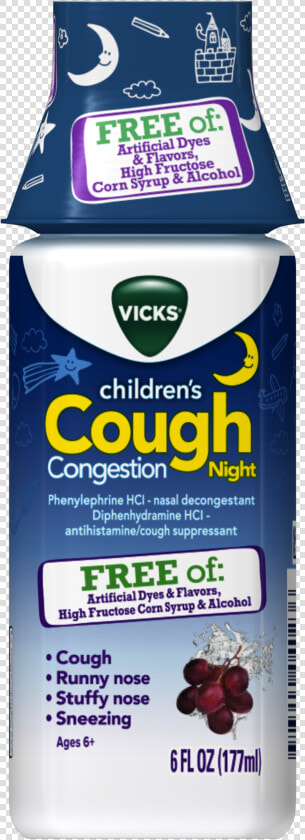 Vicks Children  39 s Cough Congestion  HD Png DownloadTransparent PNG