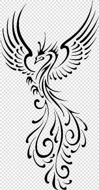 Pin By Danielle Mom   Phoenix Tattoo Design  HD Png DownloadTransparent PNG