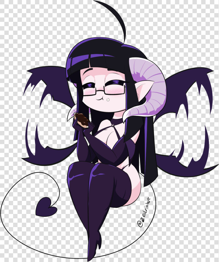  2edrinbt Purple Fictional Character Violet Mythical   Monster Girl Robot  HD Png DownloadTransparent PNG