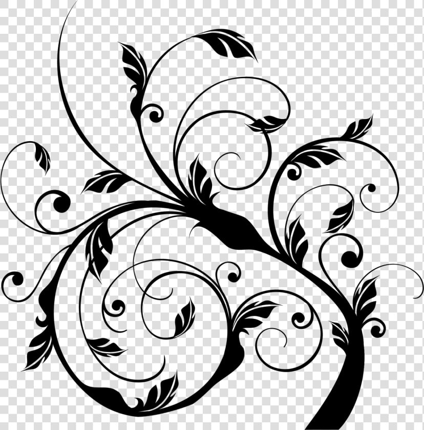 Gambar Bunga Floral Pattern Transparent Fauzi Blog   Texture Line Art Flower  HD Png DownloadTransparent PNG