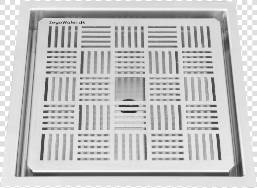 Drip Tray Squar Drain 230 Mm Milling   Monochrome  HD Png DownloadTransparent PNG