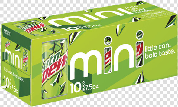 10 Pack Dew Mini Cans  HD Png DownloadTransparent PNG