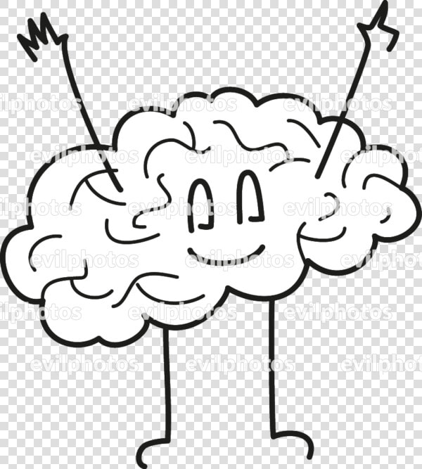 Brain Drawing Vector And Stock Photo  HD Png DownloadTransparent PNG