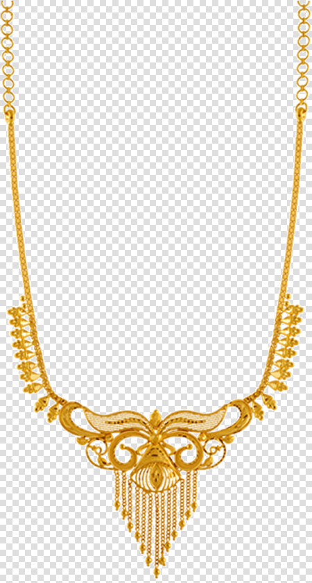 Chandra Jewellers 22k Yellow Gold Neckless   Necklace  HD Png DownloadTransparent PNG