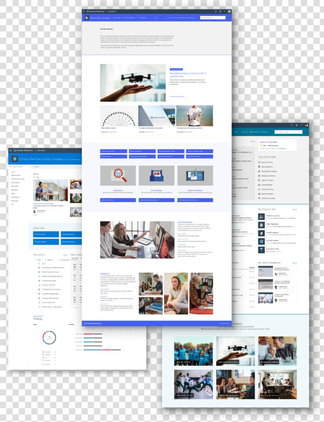 Transparent Web Dividers Png   Modern Sharepoint Intranet Examples  Png DownloadTransparent PNG