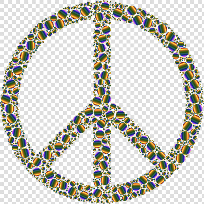 Colorful Circles Peace Sign 17 Without Background  HD Png DownloadTransparent PNG