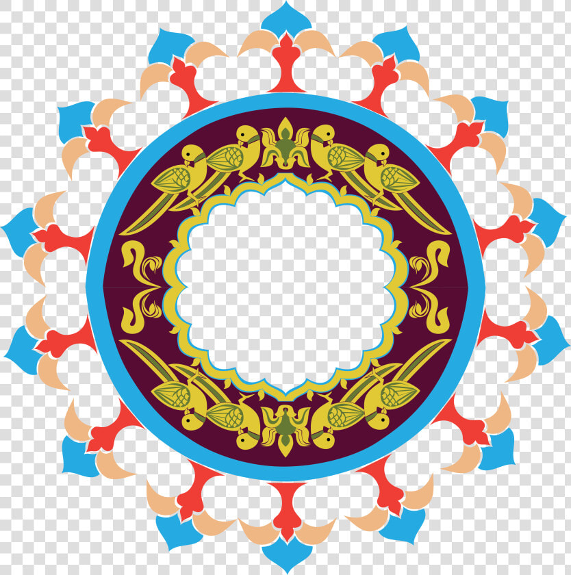 Rangoli Alpana Designs Png   Png Download   Design In Circle Png  Transparent PngTransparent PNG