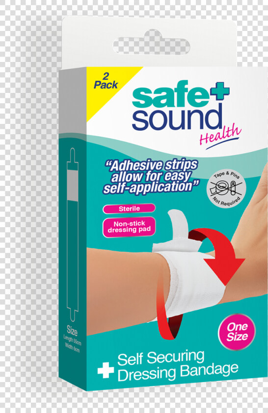 Safe And Sound Health Self securing Dressing Bandage  HD Png DownloadTransparent PNG