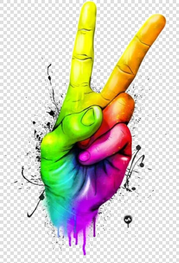  ftehandsigns  handsigns  hand  signs  peace   Cool Peace Hand Symbol  HD Png DownloadTransparent PNG