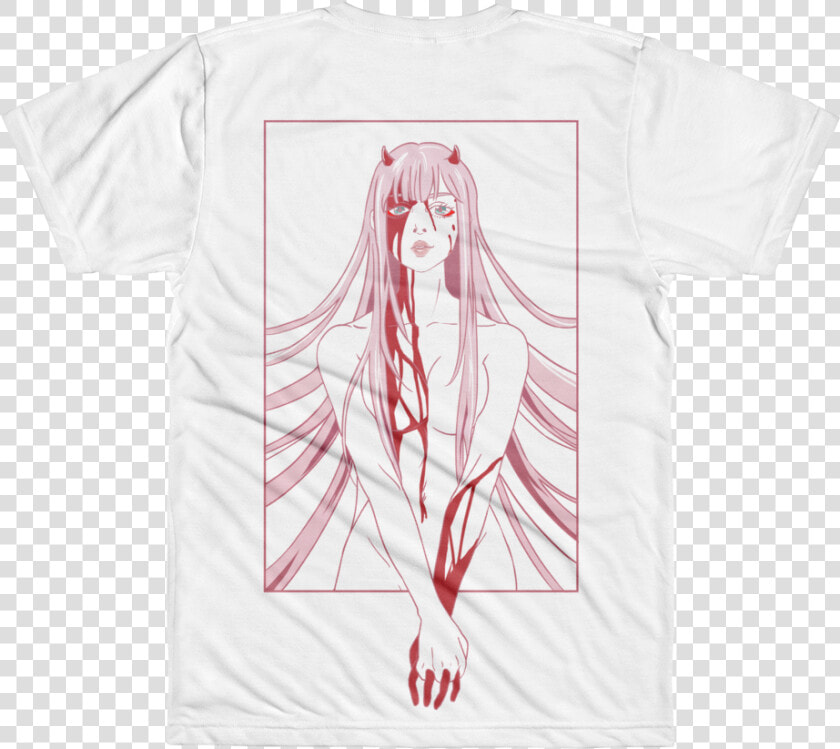 Image Of Red Handed Zero Two   Anime  HD Png DownloadTransparent PNG