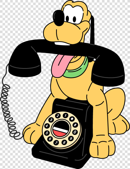 Pluto Novelty Phone   Cartoon  HD Png DownloadTransparent PNG