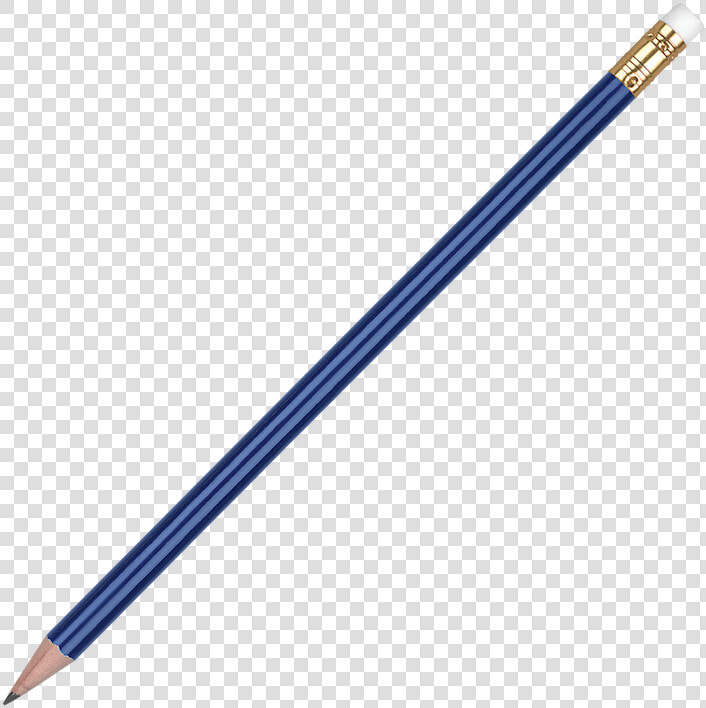 Oro Round Wooden Pencil With Eraser  Medium Blue   Artist Pencil  HD Png DownloadTransparent PNG