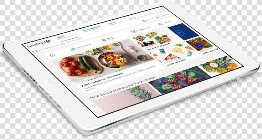 Carrefour Tablet Experience  HD Png DownloadTransparent PNG