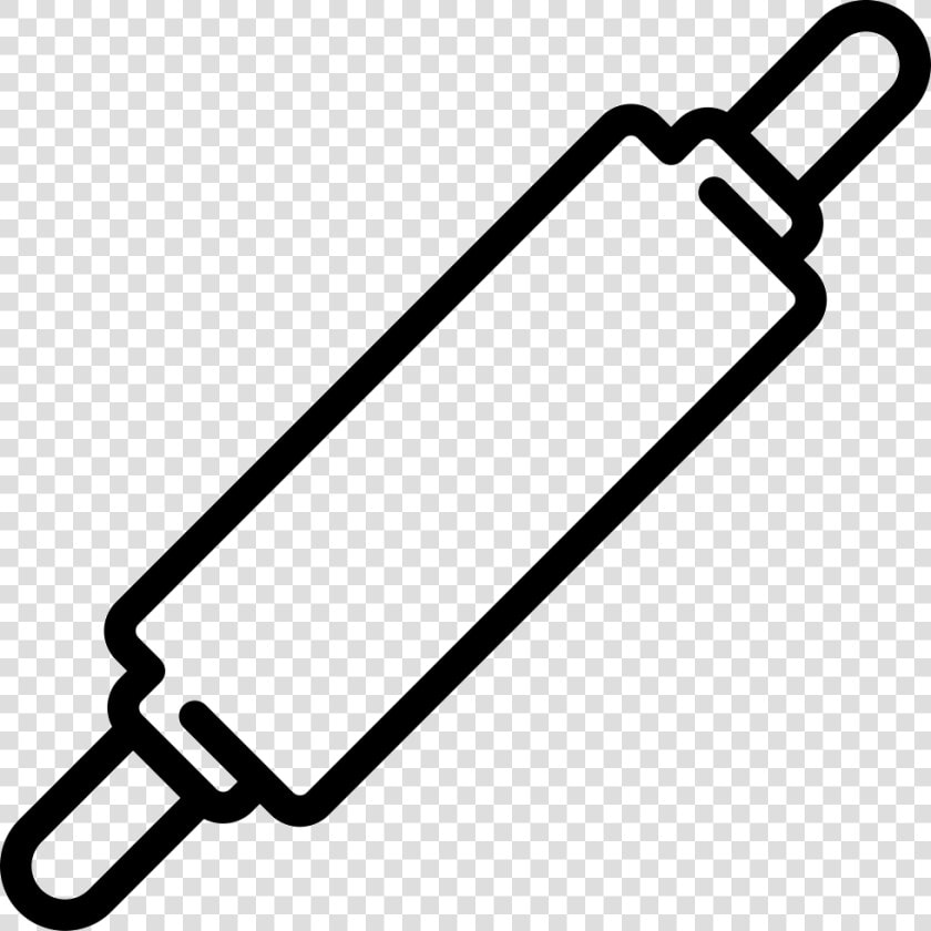 Rolling Pin Comments   Rolling Pin Clipart Black And White  HD Png DownloadTransparent PNG