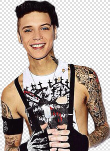  andybiersack  andy  biersack  andyblack  freetoedit   Adorable Andy Biersack Smile  HD Png DownloadTransparent PNG