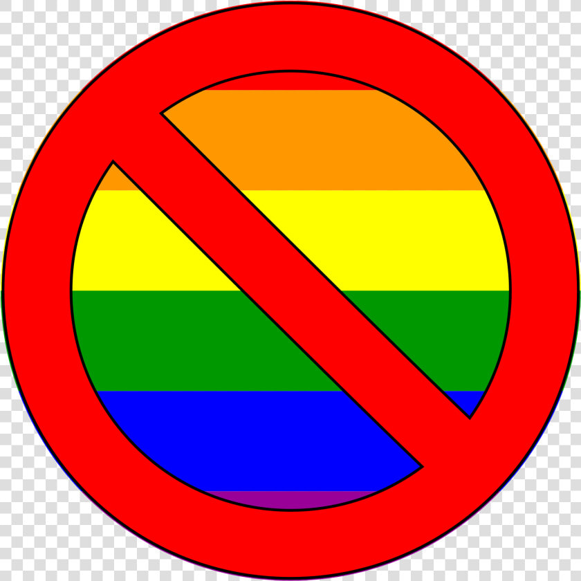 Sign No Gay Clipart  amp  Clip Art Images   No Gays Png  Transparent PngTransparent PNG