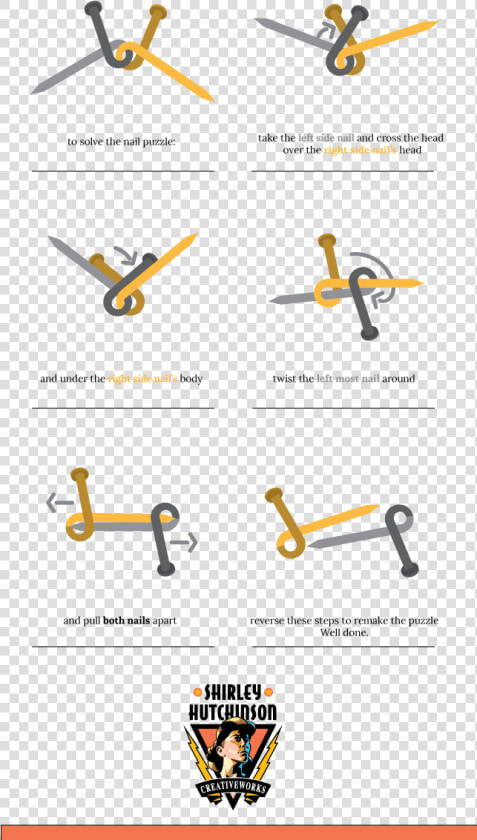 If You Have Received A Nail Puzzle And Can T Figure  HD Png DownloadTransparent PNG