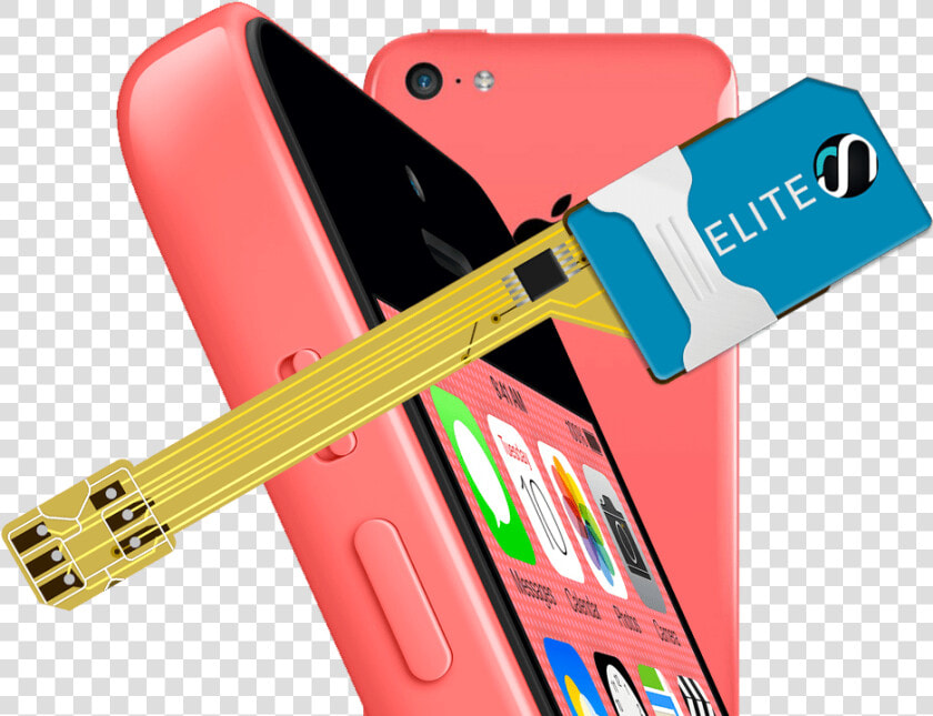 Magicsim Elite   Iphone 5c   Iphone 5c Dual Sim Adapter  HD Png DownloadTransparent PNG