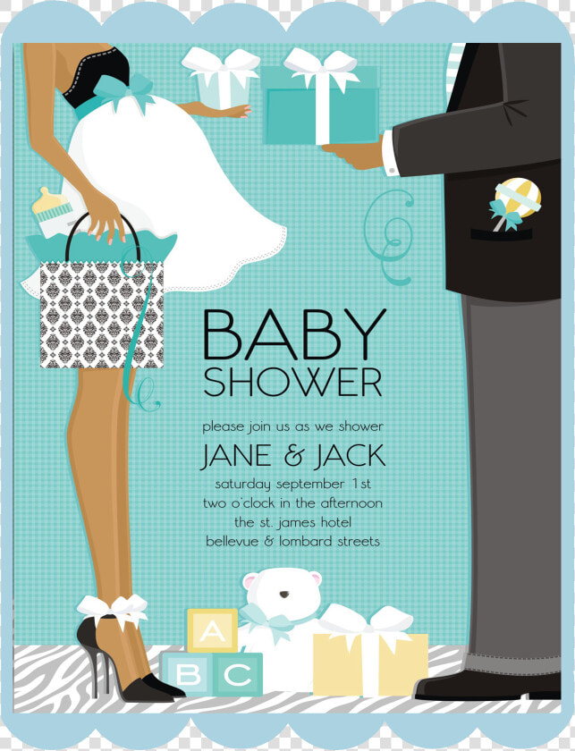 Invitacion Baby Shower Parejas  HD Png DownloadTransparent PNG