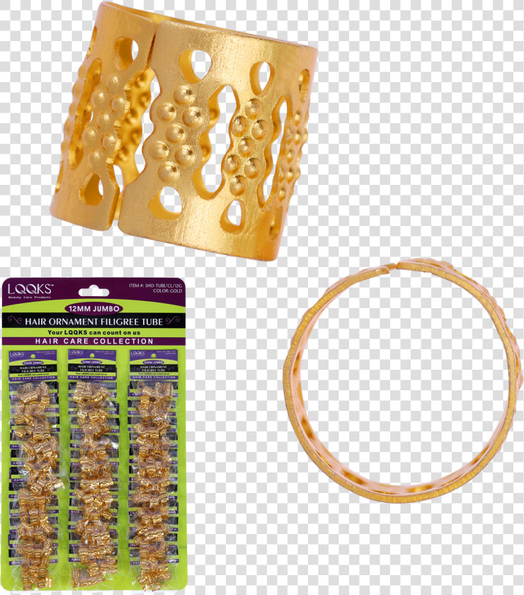 Hair Ornament Filigree Tube Gold 12mm 3dz cd   Circle  HD Png DownloadTransparent PNG