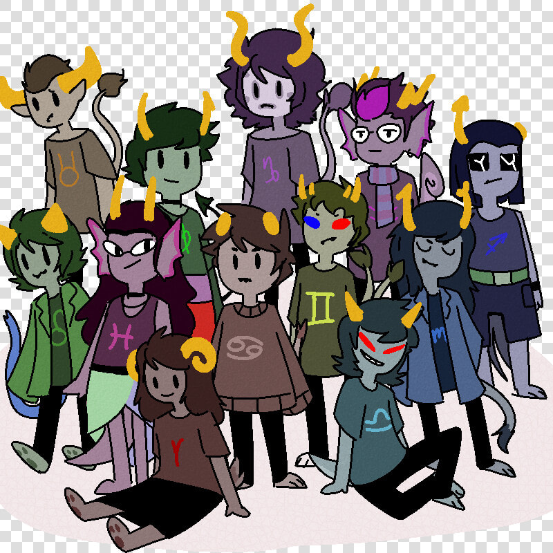 Aradia Has A Ram Tail  Kanaya Has A Pointed Demon Tail    Cartoon  HD Png DownloadTransparent PNG