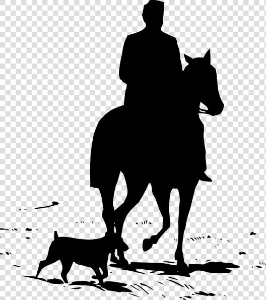 Tennessee Walking Horse Equestrian Silhouette Clip   Silhouette Man On Horse  HD Png DownloadTransparent PNG