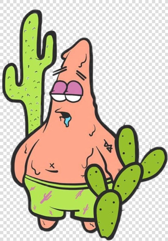  spongebob  patrick  star  patrickstar  cactus   Patrick Star Cactus  HD Png DownloadTransparent PNG