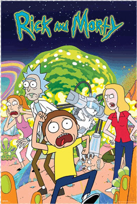 Rick And Morty Official Poster  HD Png DownloadTransparent PNG