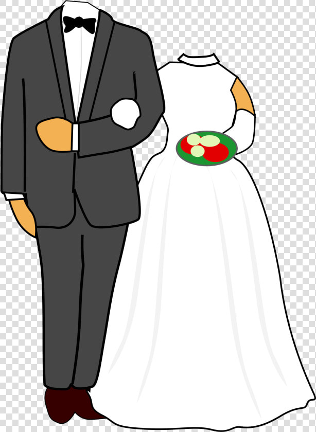 Transparent Bride Silhouette Png   Groom And Bride Caricature  Png DownloadTransparent PNG